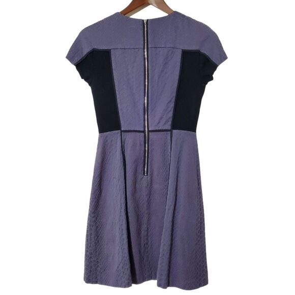 Rebecca Taylor Snake Jacquard Fit and Flare Knit Dress Size S Short Sleeve Women - Picture 5 of 10